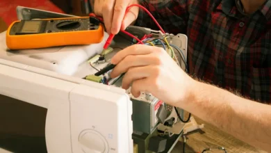 سبب توقف الغسالة عند الشطف