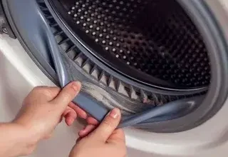 الغسالة لا تعصر ولا تشطف