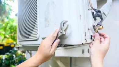 مروحة المكيف تشتغل وتطفي