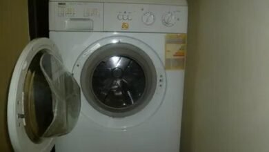 فلتر الغسالة عالق لا يفتح