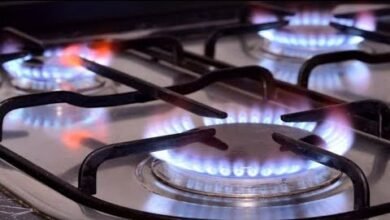 نار البوتاجاز حمراء