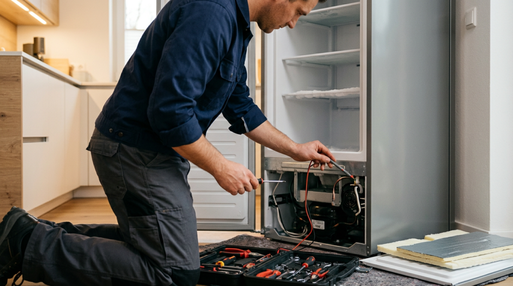 الفريزر يطلع صوت