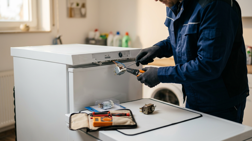 تغيير ترموستات الديب فريزر