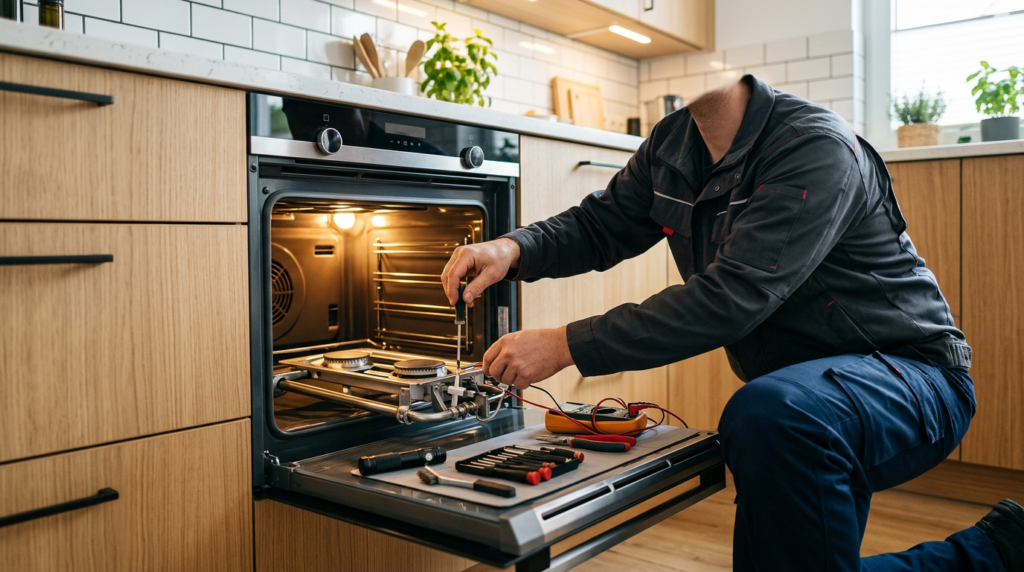 حل مشكلة انطفاء شعلة الفرن الغاز