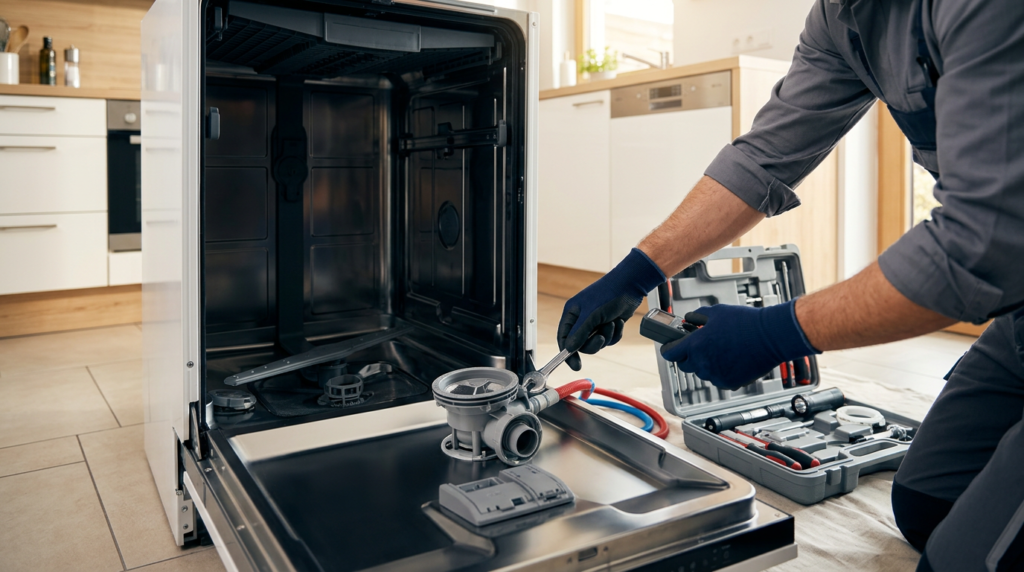 غسالة الصحون بيكو لا تضخ الماء